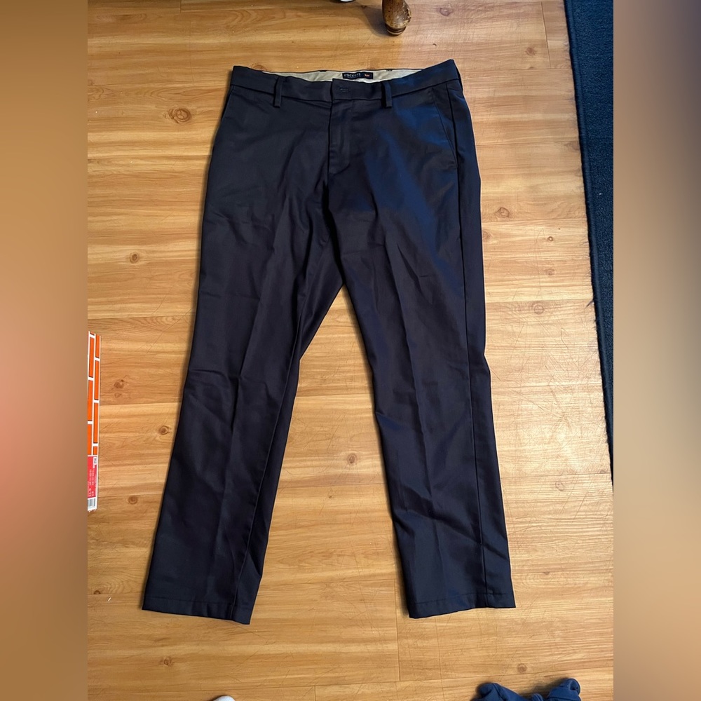 Mens docker’s navy blue chino’s slim fit 33x29
